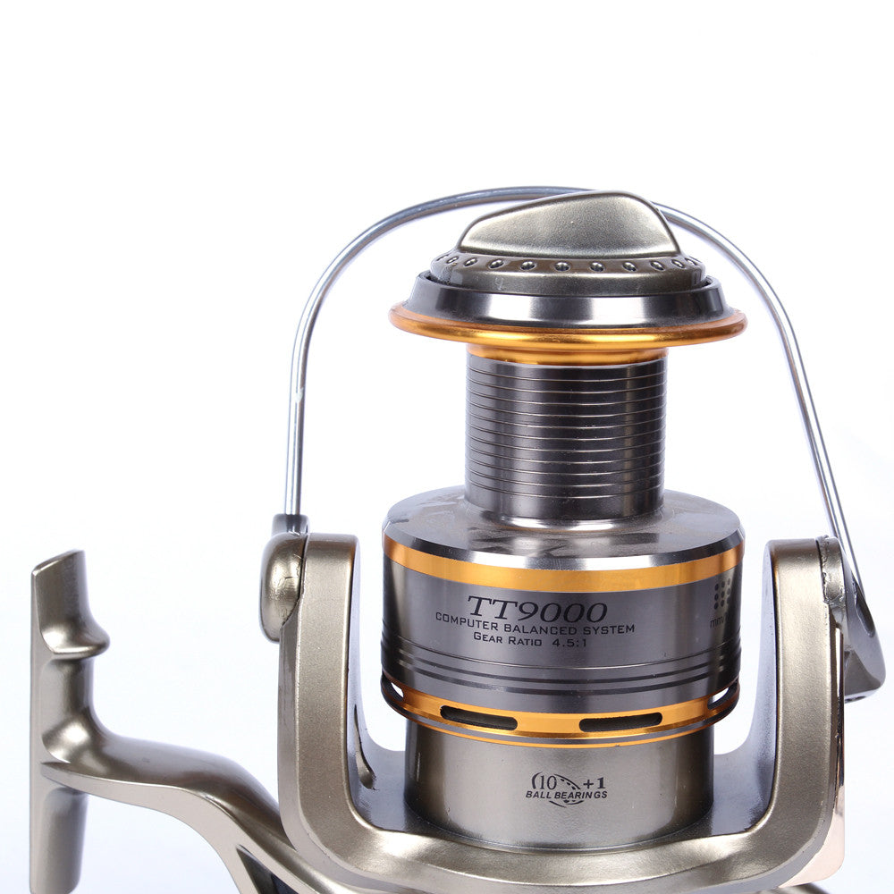 New Spinning 10+1BB Gear Ratio 4.5:1 Big Fish Reel