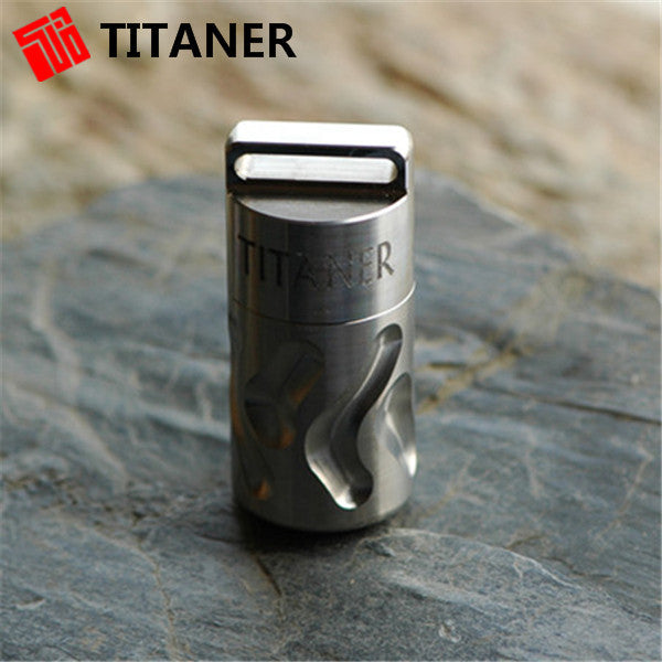 Titanium Waterproof Tablet Pill Box