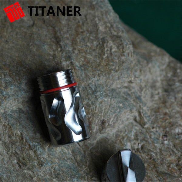 Titanium Waterproof Tablet Pill Box